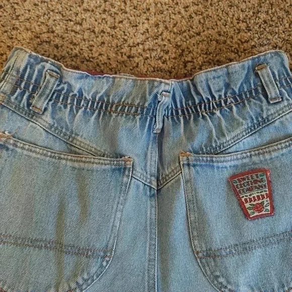 Vintage Joujou High Waisted Tapered Ankle Mom light wash Jeans Size 11/12 - Picture 9 of 13